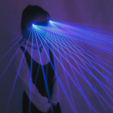 Blue LED Laser Glasses